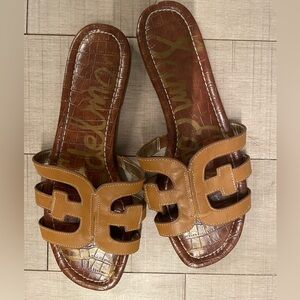 SAME EDELMAN leather slides